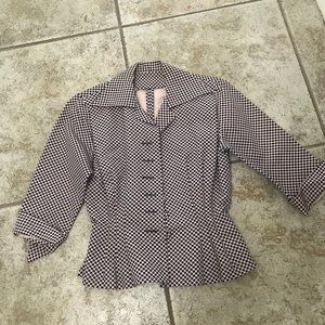 A peplum jacket from the 50's